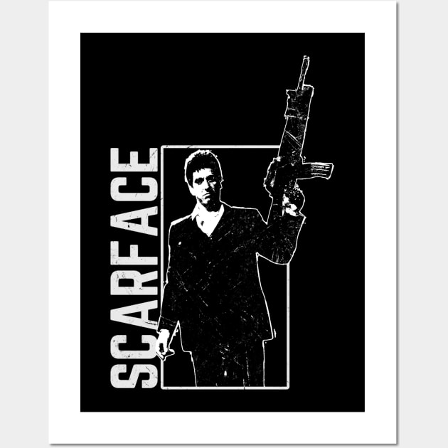 Scarface Wall Art by kalush club